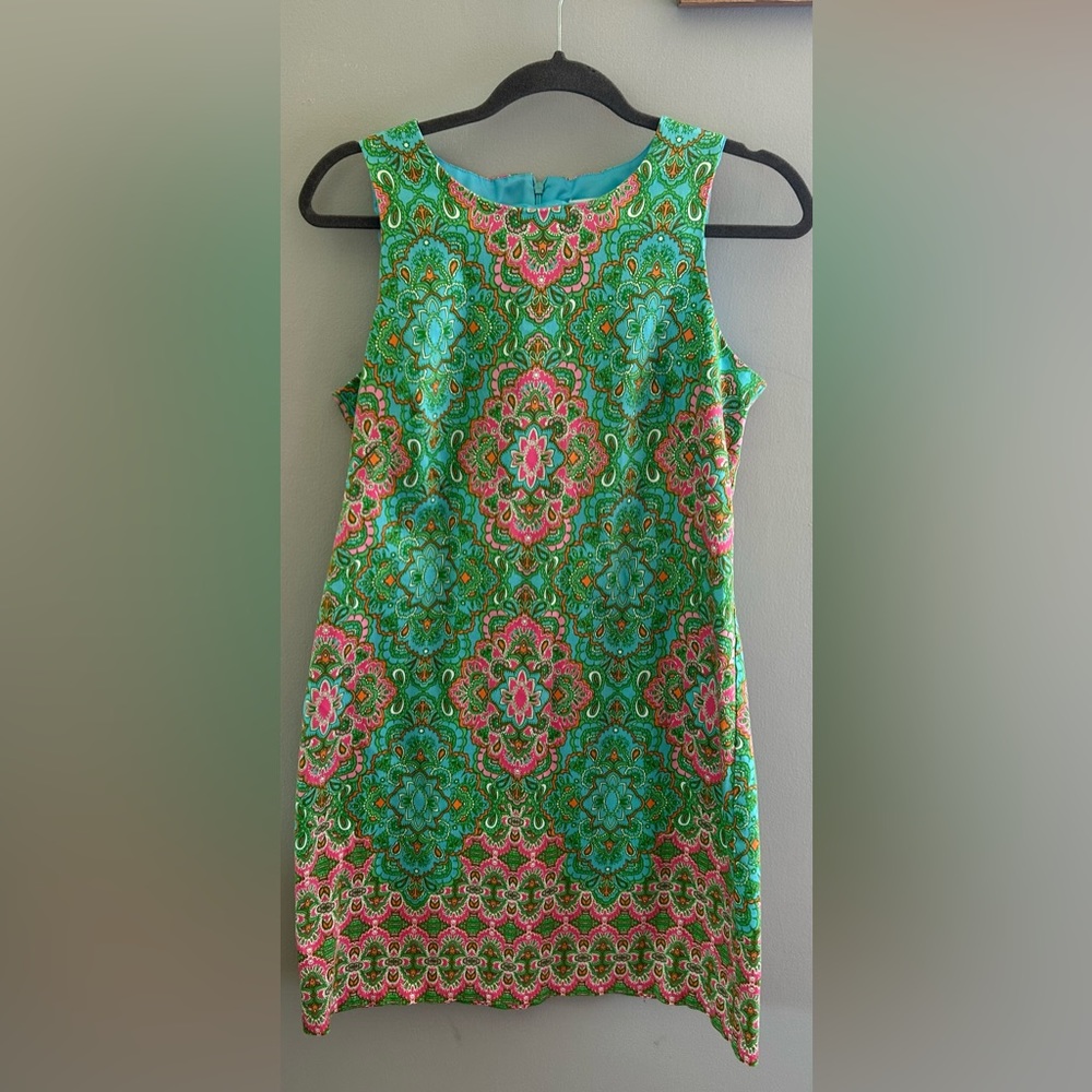 London Times size 10 dress sleeveless with a zipper up the back - Picture 2 of 5